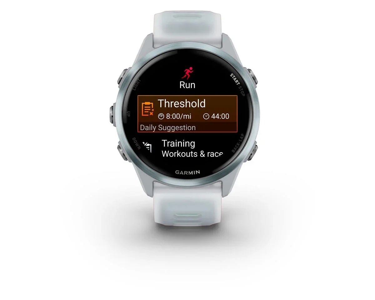 Garmin Forerunner 570 Smartwatch (Whitestone/Cloud Blue ) (42mm) - view 2